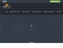 Tablet Screenshot of brightleafgolfresort.com